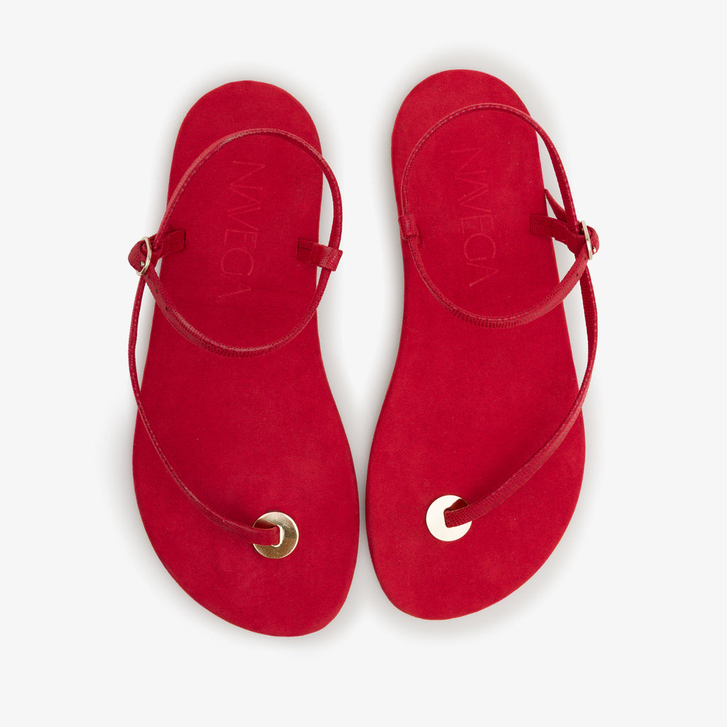 Sandalia Fiji Scarlet